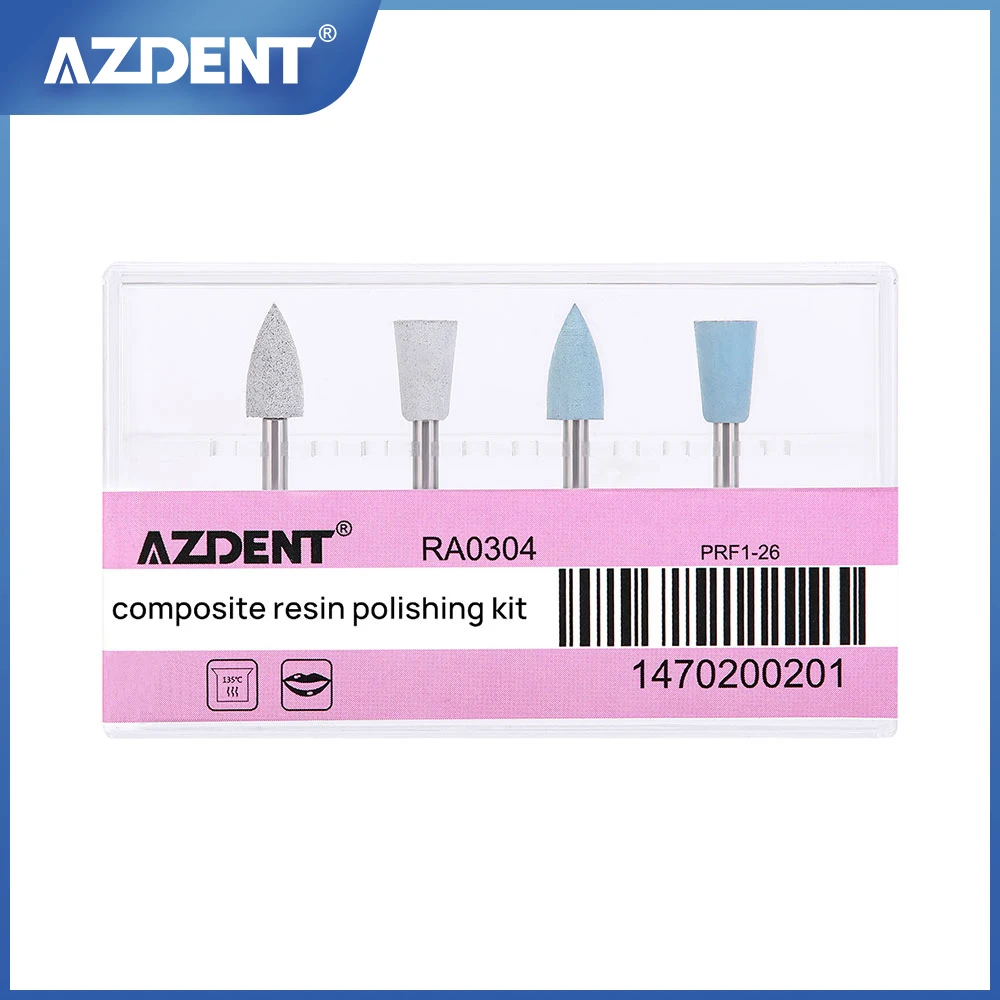 AZDENT Dental Composite żywica zestaw do polerowania do niska prędkość rękojeść RA0304 higiena jamy ustnej polerowanie zębów zestaw do polerowania s