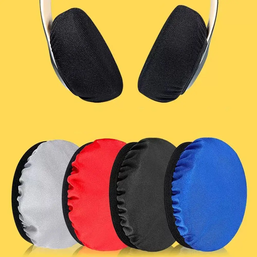 Reusable Hygienic Universal Soft Washable Headphones Elastic Protective Dust Proof Earpad Covers Non Woven Cloth 1Pcs