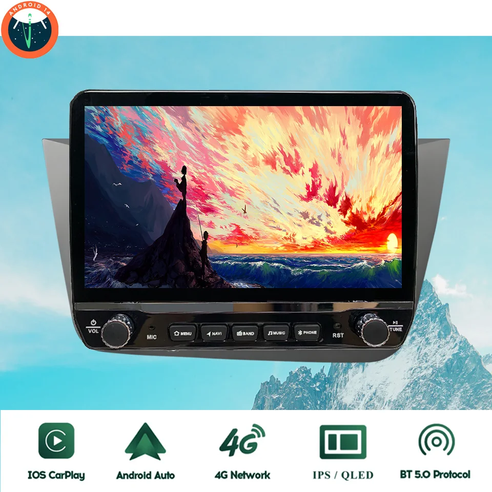 8Core 8G+128G Car Radio FM AM Audio Video Stereo DVD Cassette For Seat Altea 2004 - 2015 GPS Navigation Car intelligent systems