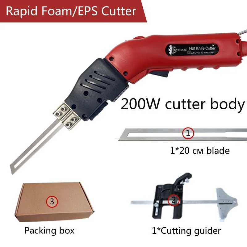 

KS EAGLE Air Cooling Hot Knife Cutting Tool Styrofoam Cutter Machine For EPP EPS US EU Plug Foam Cutter Electric Hot Knife 200W