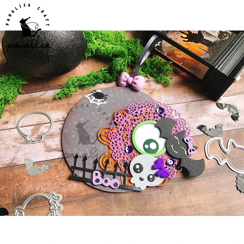 Panalacraft ozdoby na Halloween śliczne Bat metalowe wykrojniki halloween diecut scrapbooking papier do albumów ręcznie robione kartki tłoczenie