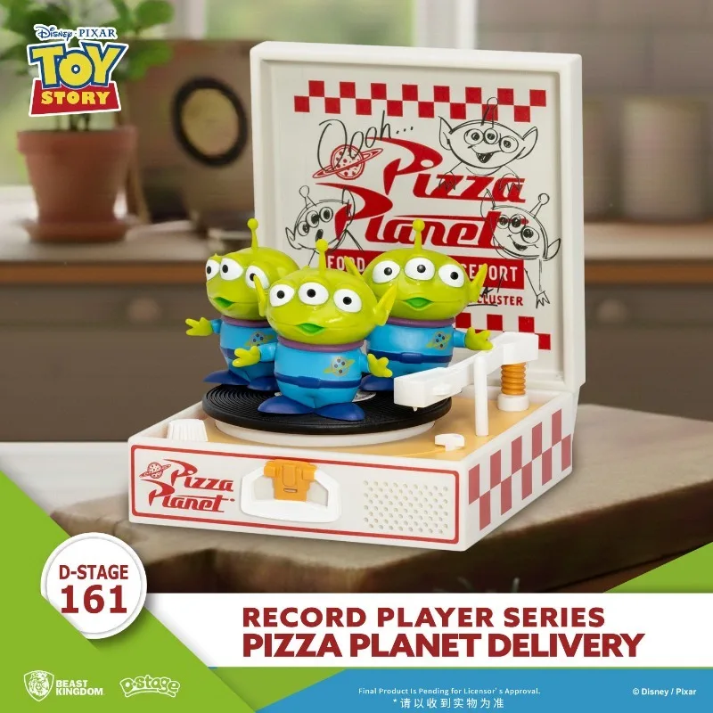 

Genuine Beast Kingdom D-Stage #161 Toy Story Pizza Planet Record Player Delivery Diorama Figure Model Ornaments