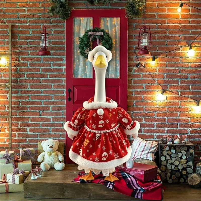 ABLN-Christmas Goose Outfit Dress Costume For Outdoor Decor For 23