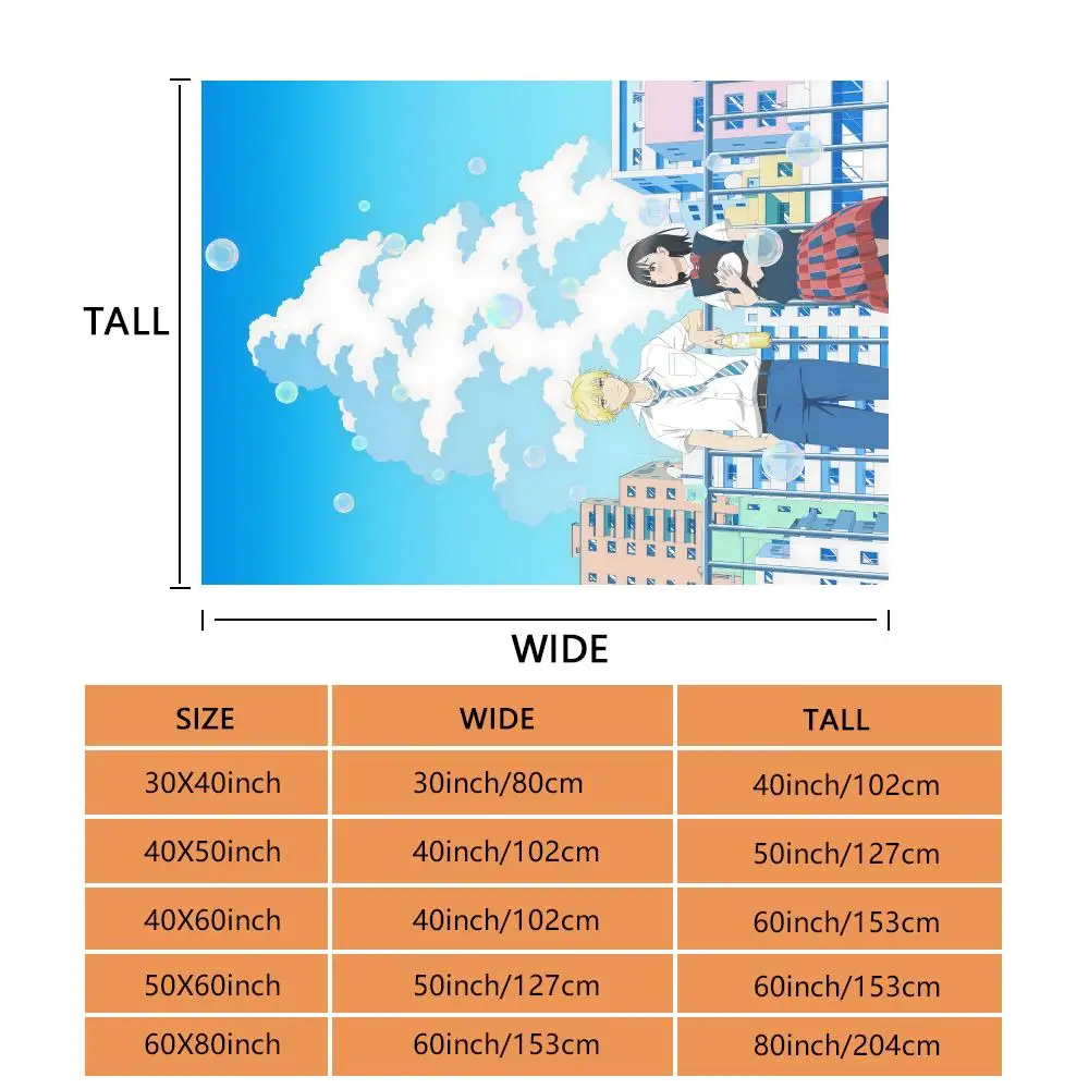 Аниме H-Honey L-Lemon Soda пледы фланелевое пушистое мягкое одеяло теплое приятное для кожи пледы для дивана-кровати офиса сон зима