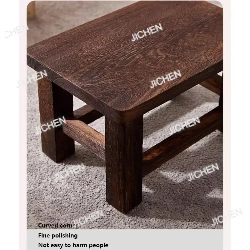 

Табурет из цельного дерева, табурет для пеленания обуви для взрослых, детский стул, бытовой стул для ванной комнаты, гостиной, сада, деревянный табурет-ступенька, принадлежности