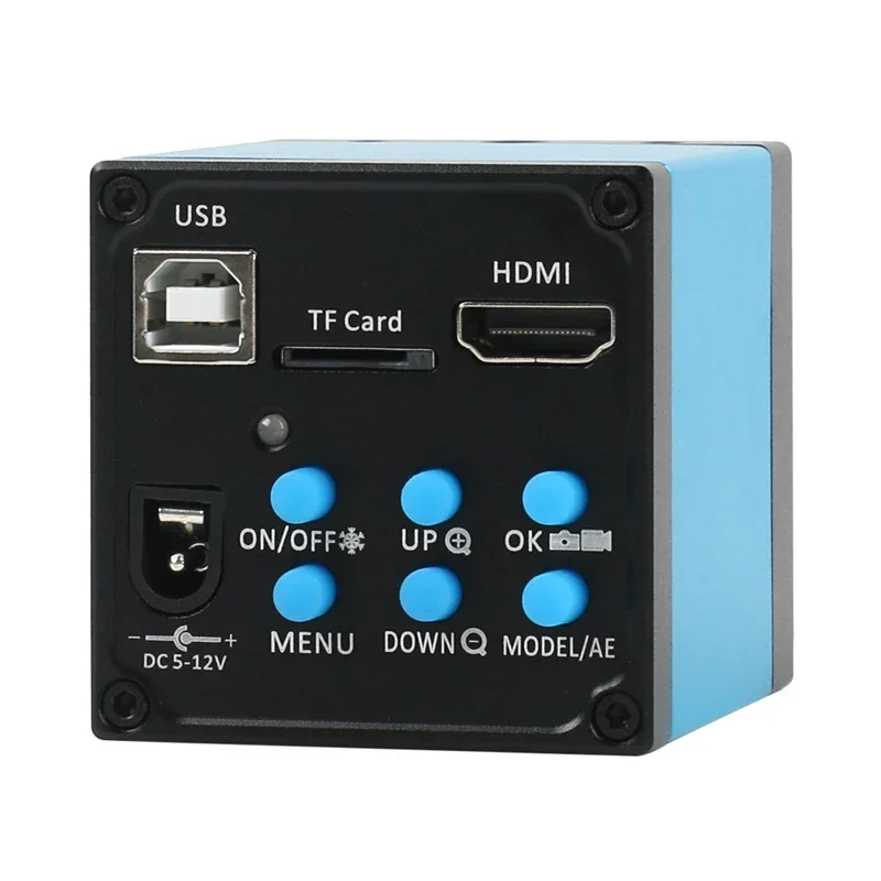Imagem -04 - Câmera para Microscópio Digital 20mp Hdmi 1080p hd Usb Cartão tf Gravador de Vídeo Mais Lente de Montagem c de 05x Mais Adaptador de 30 mm e 30.5 mm