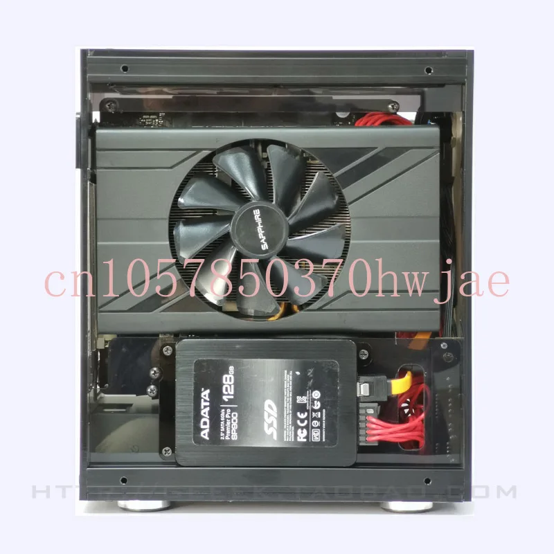 Imagem -03 - Geeek-mini Itx Side Chassis Transparente Pequeno 1u Power Supply a4 Chassis Não Alumínio Pequeno 1u Power Supply A31s