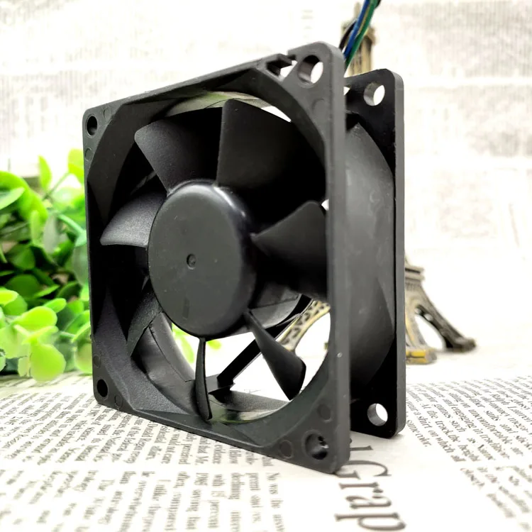 DS07025T12U 7025 Dc 12V 0.70A 4 Draden Temperatuurregeling 7Cm Case Fan