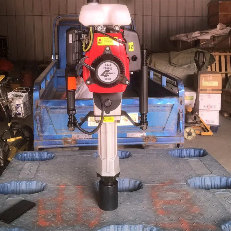Driver Portable Flood Control  Planer Embankment Flood Relief Handheld  Driver Steel Pipe  Planer
