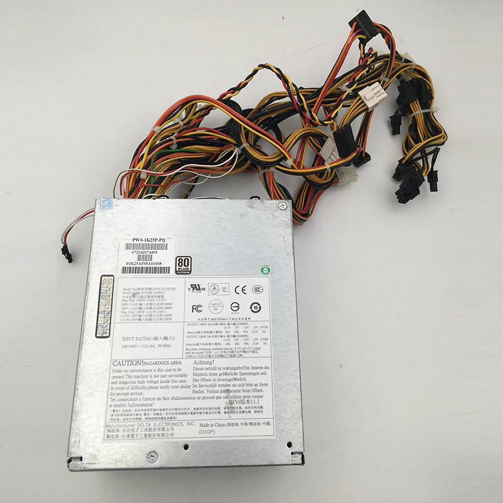 

PWS-1K25P-PQ For Supermicro Equipment Workstation Power Supply PS2 Multi-output 1200W