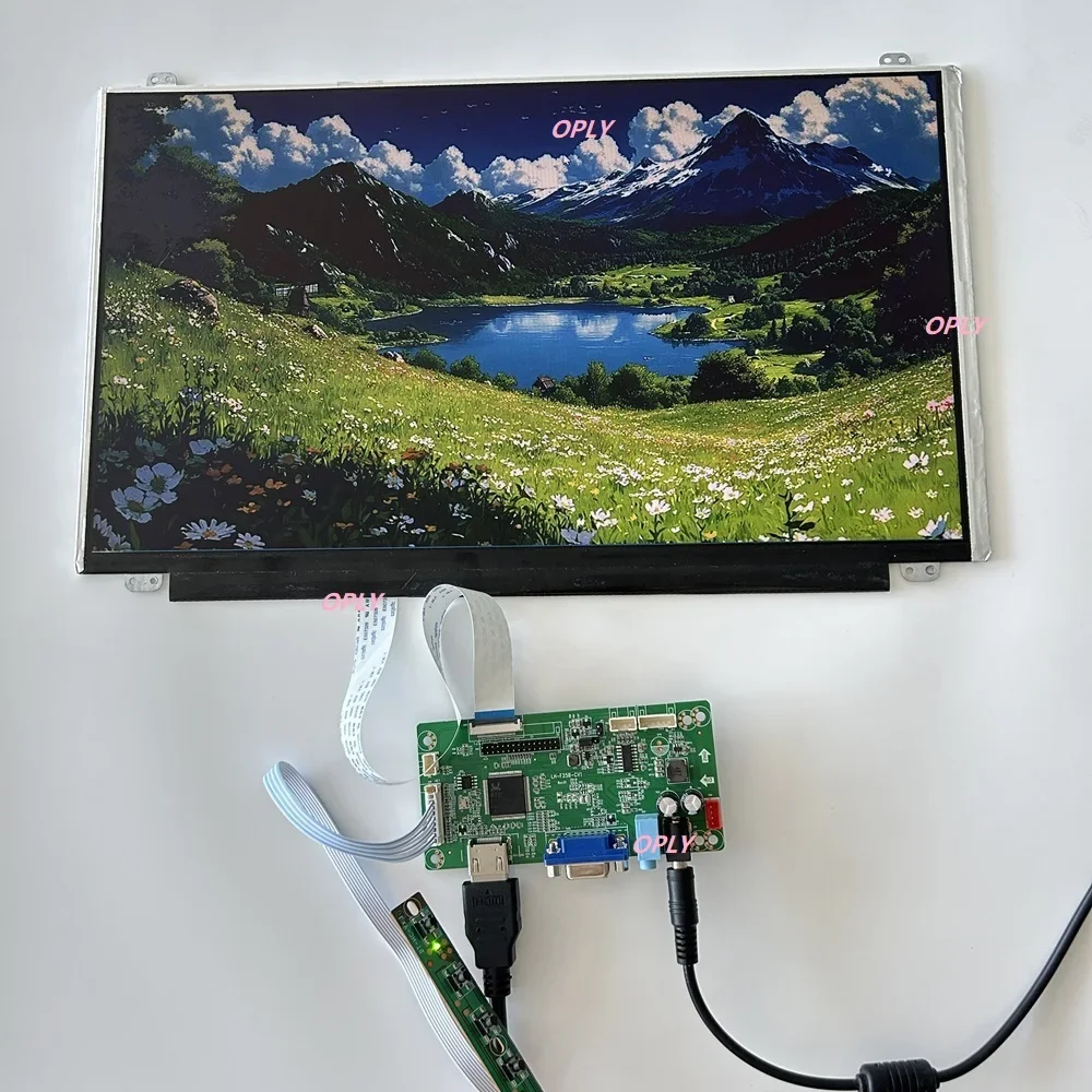 Kit for N140BGE-E43 N140BGE-E53 N140BGE-EA3 14" 1366×768 LED screen EDP controller board HDMI-Compatible VGA Audio