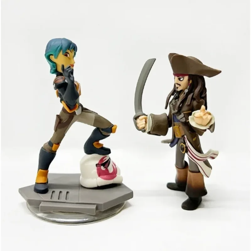 Disney Infinity Star Wars Pirates Jack Stitch Yoda Zorro Action Figure Toys Decoration Model Collection for Kids Gifts