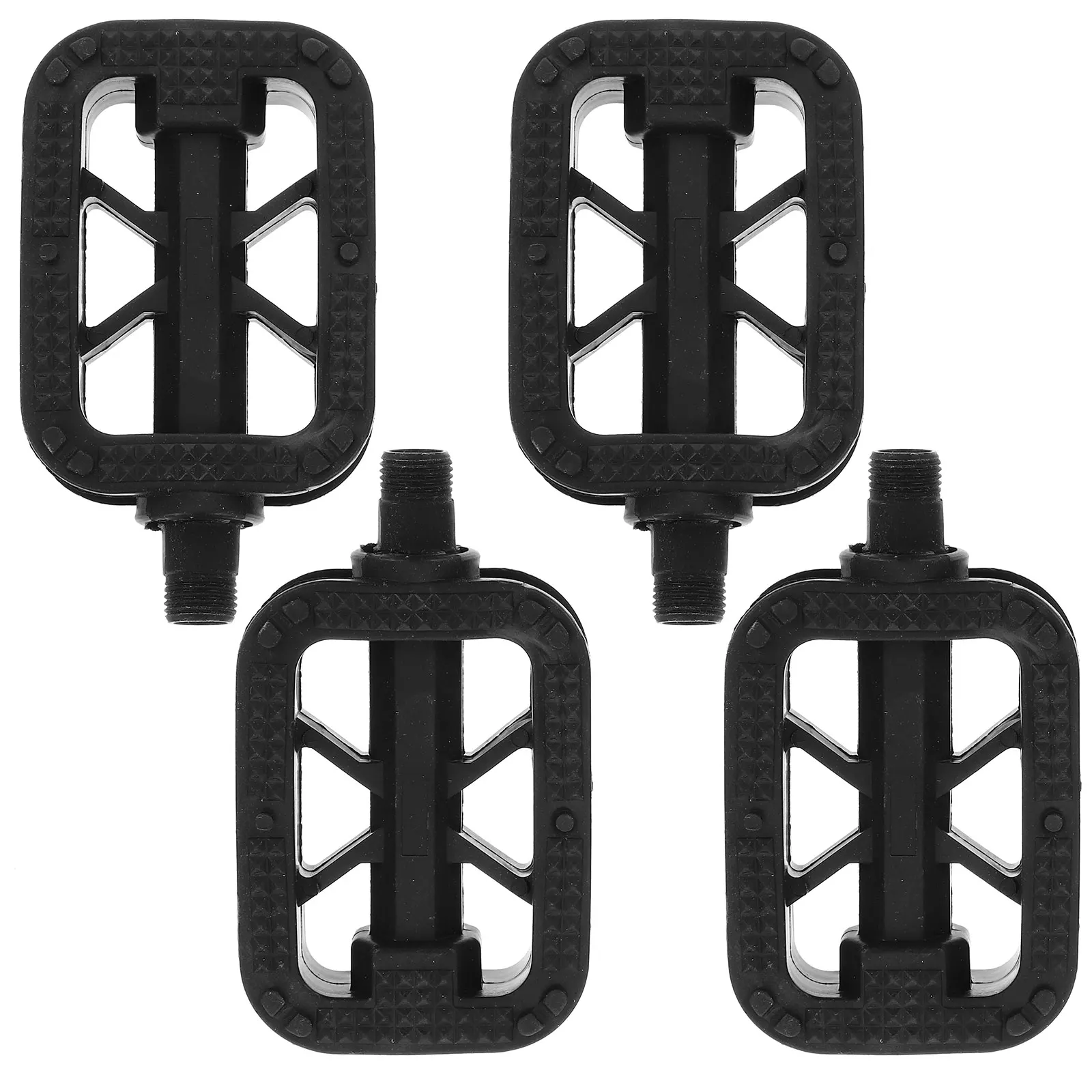 2Pairs Bike Pedal Kid Accessories Anti-Skid Design Ergonomic Comfortable Ride Gift for Children American Thread