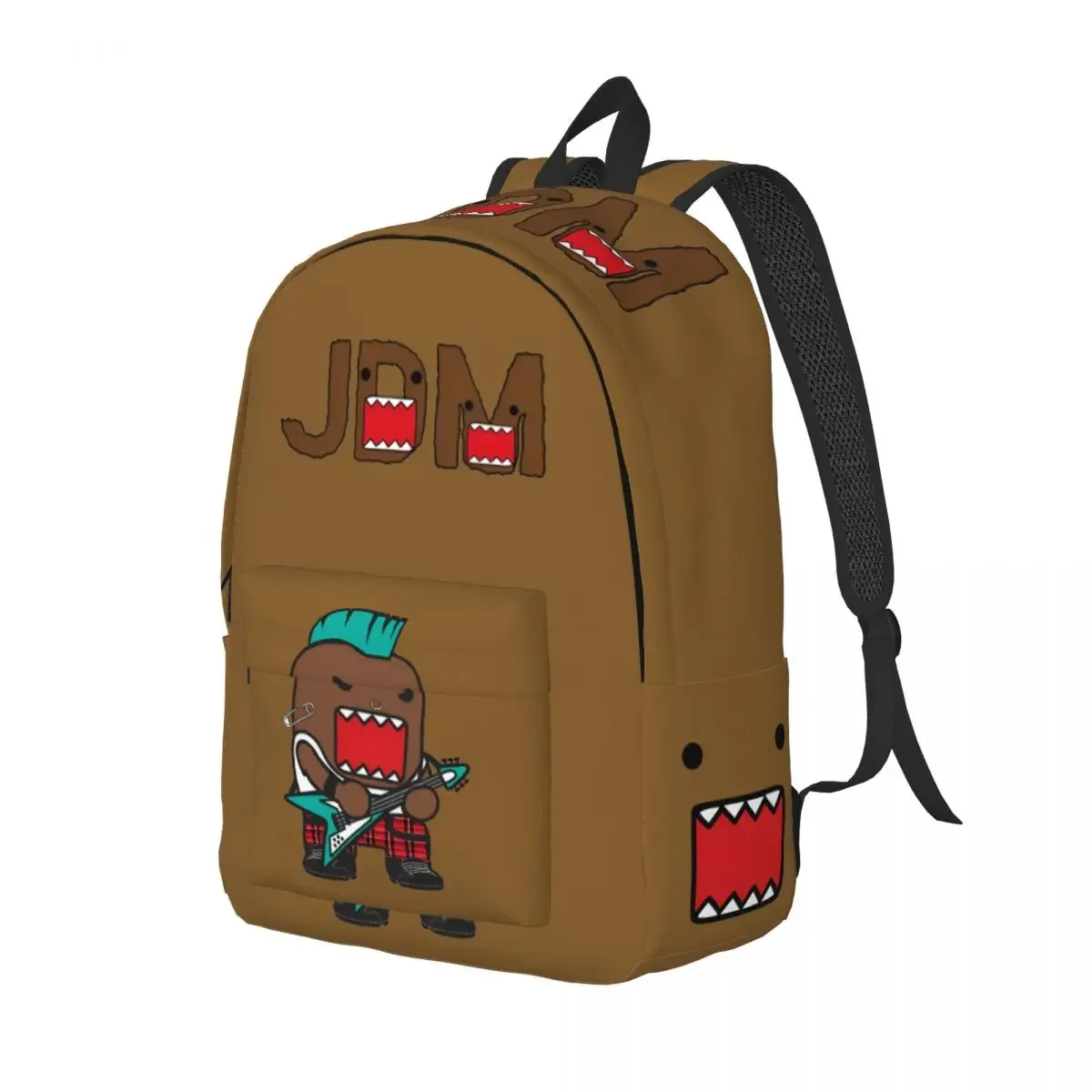 

Domo Kun Doll Face Casual Backpack Gift High School Work Cute Funny Daypack for Men Women College Canvas Bags