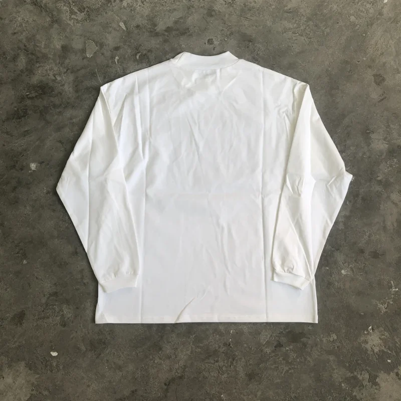 SAINT OF MICHAEL BULLY KANYE WEST Fashion Best Quality Vintage Printed Tops Casual Tee Loose Oversized Long Sleeves T Shirt Men