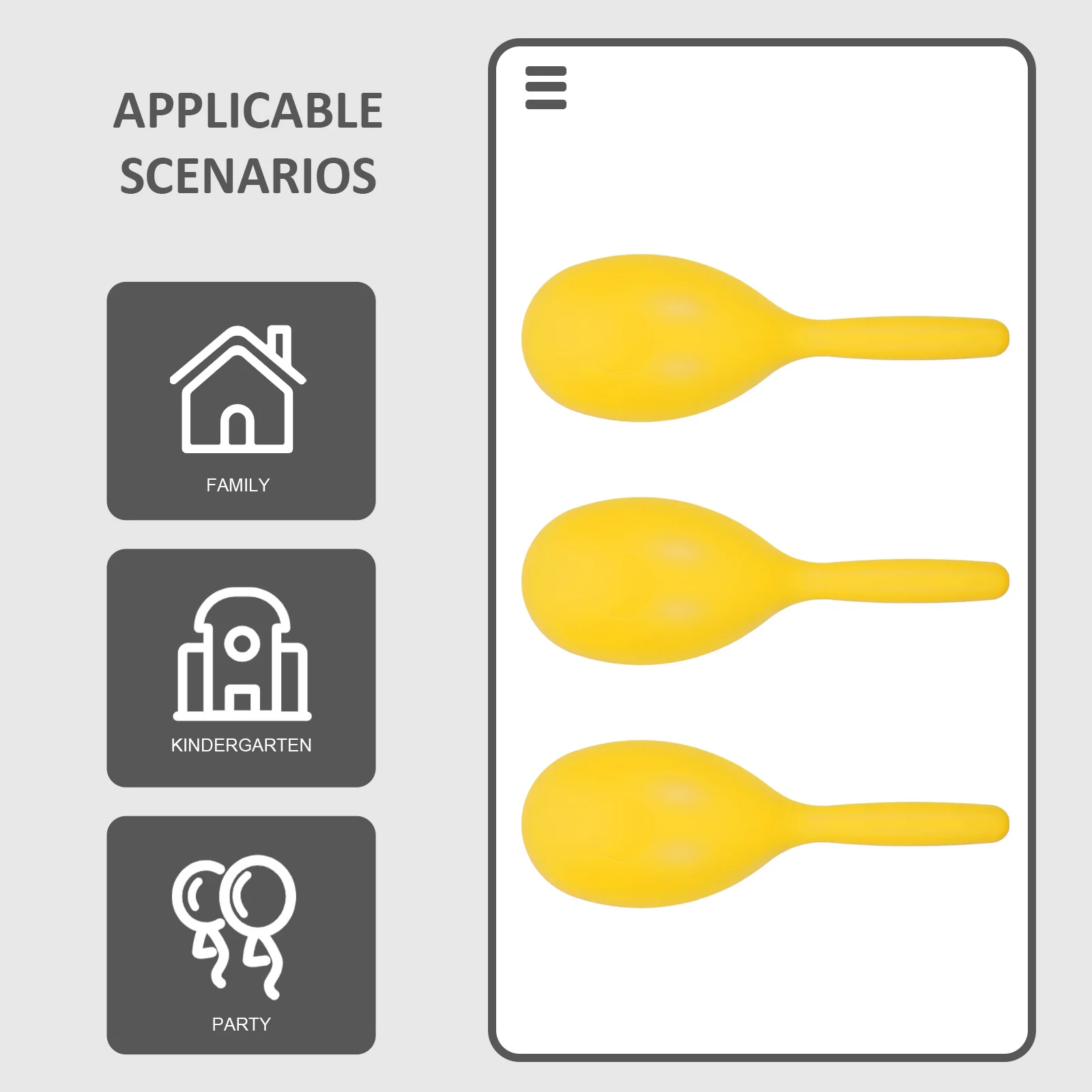 

6Pcs Sand Maracas Instruments Kids Shakers for Toddlers Early Educational Music Musical Instrument Learning Maracas for Kids