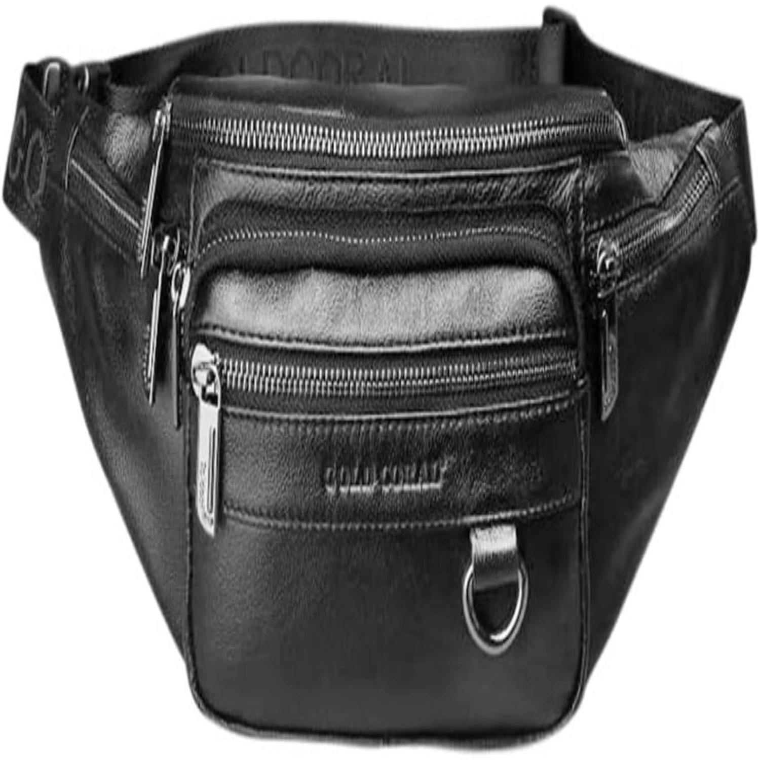 Stylish, Durable Leather Fanny Pack for Men - Perfect Genuine Leather Waist Bag for Sport, Travel, and Hiking Adventure