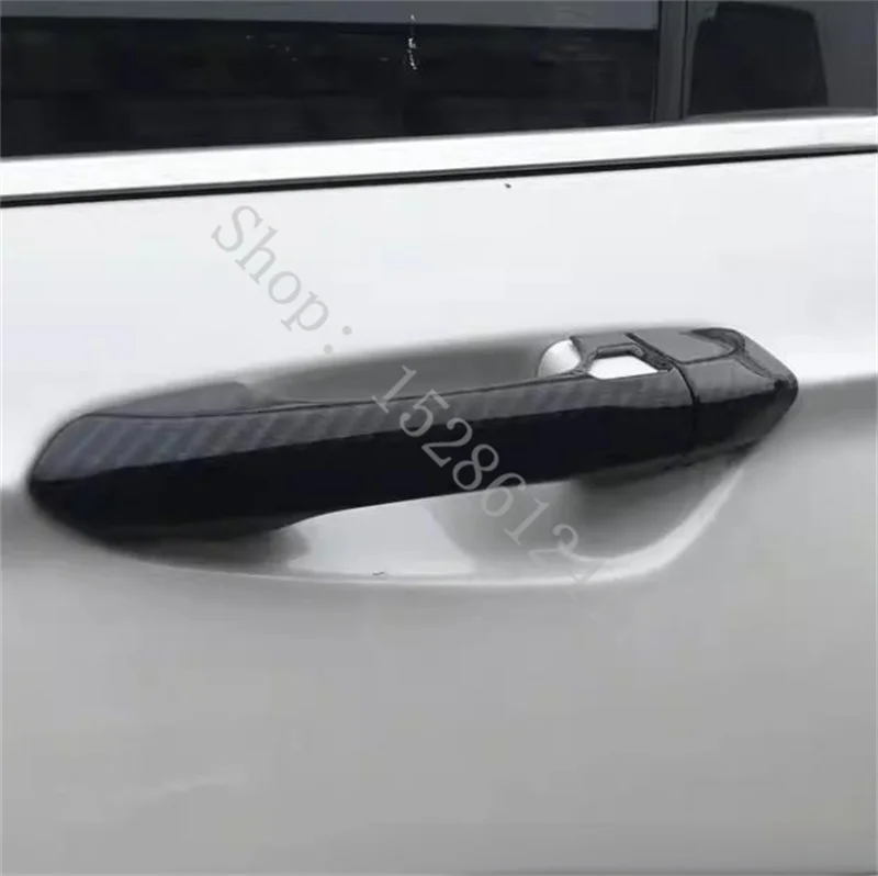 For Ford Fusion USA  Accesorios Mondeo MK V MK5 Accessories Door Handle Cover Trim Imitation Carbon  2013 2014 2016 2017 2018