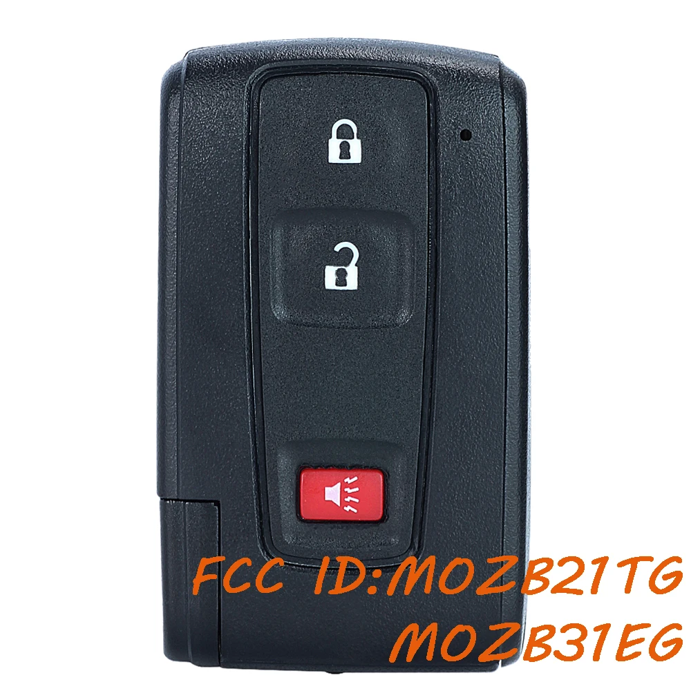 

KEYECU MOZB31EG 312 МГц ASK Smart Remote Key Fob для Toyota Prius Hybrid 2004 2005 2006 2007 2008 2009 3 кнопки 89994-47061
