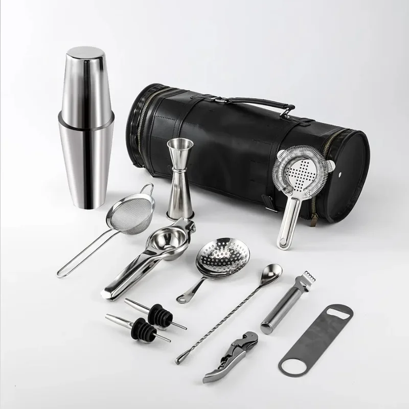 

portable set bartender, bartender kit storage