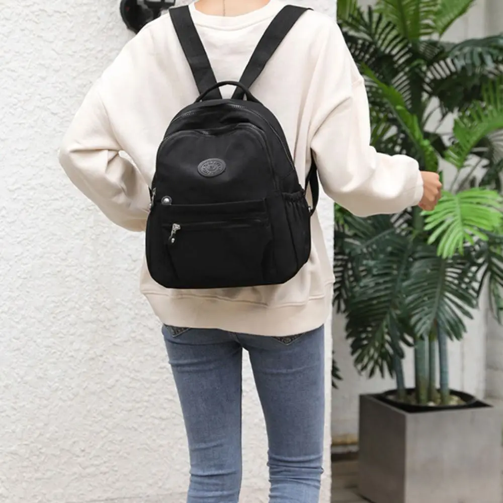 

Casual Fashion Simple Small Backpack Washable Multi-Function Rucksack Lightweight Trendy Women Bag Teenage Girl