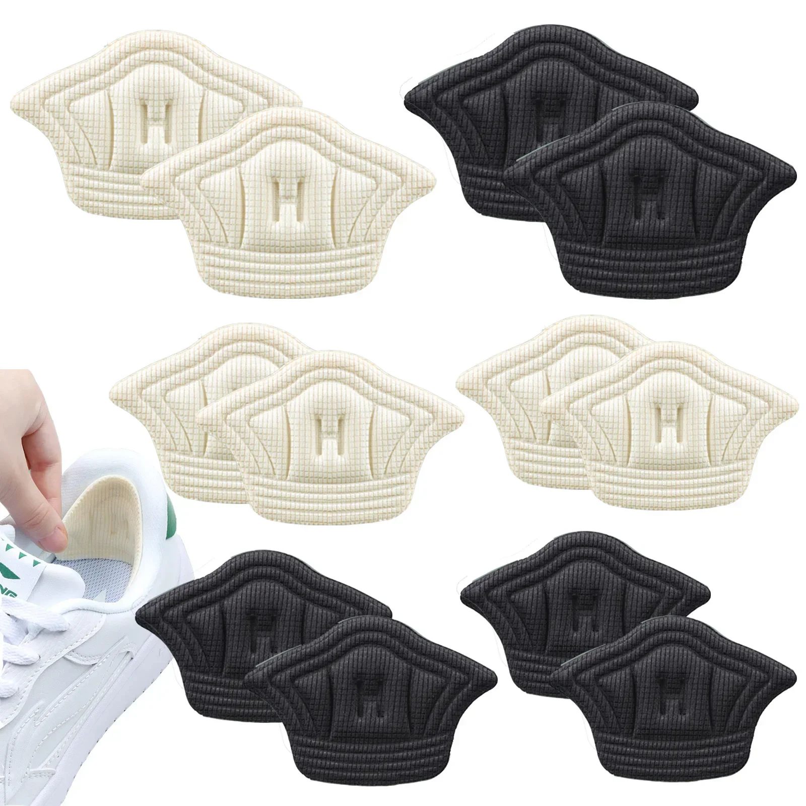 2PCS/4PCS Sport Shoes Heel Pads Sneaker Heel Sticker Adjustable Size Antiwear Feet Pad Cushion Heel Back Sticker Protector