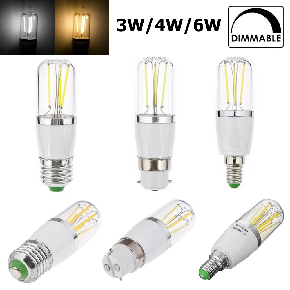 Dimmable LED Bulbs 3W 4W 6W Replacement Decoration Ceiling Homekit Bedroom Living Angle Light Mini Warm Home E27 12V E14 New B22