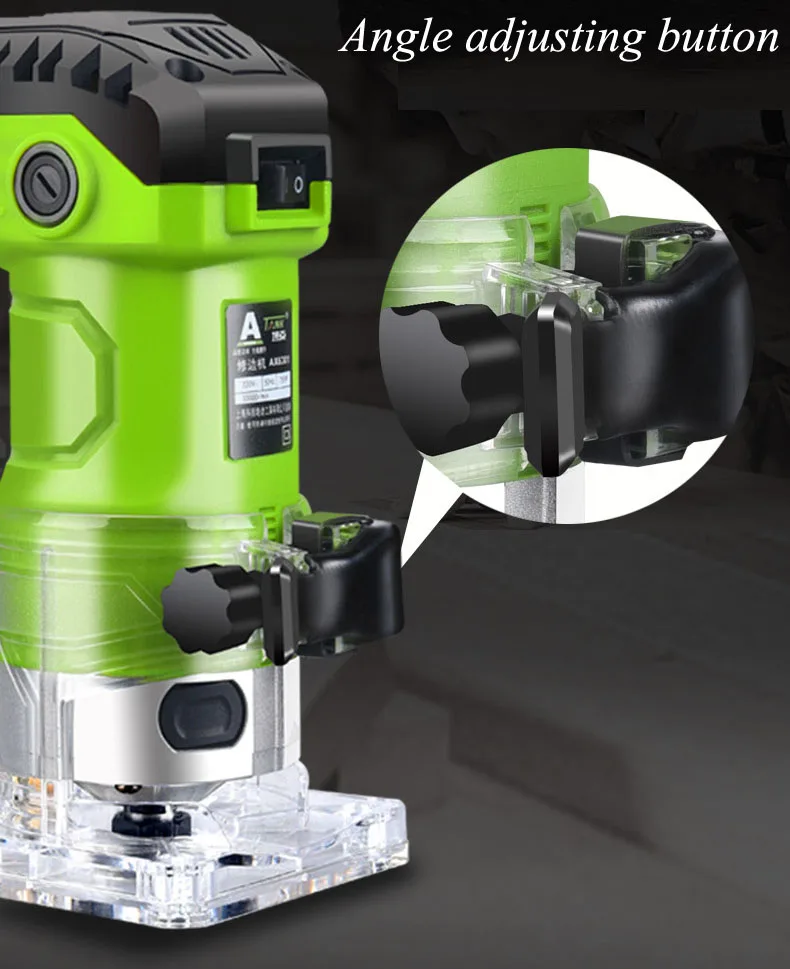 Trimming Machine Woodworking Slotting Machine DIY Multifunctional Engraving Electromechanical Wood Milling Machine X6301