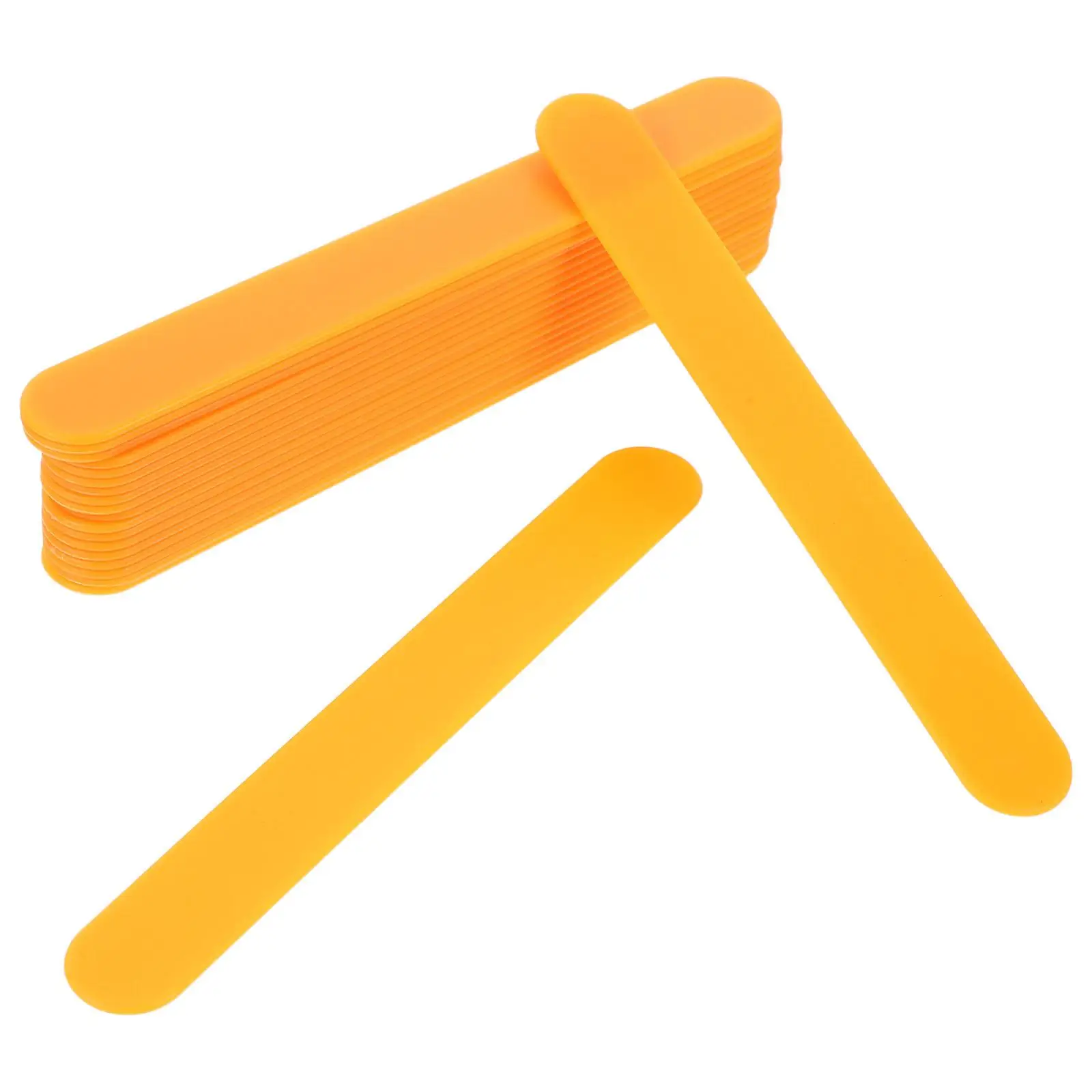 20 Pcs Spatula Pediatric Tongue Depressor Spatulas Abalone Depressant Stick Plastic Paddle Child