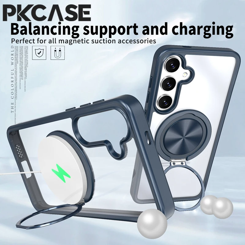 

PKCASE Shockproof Phone Case For Galaxy Samsung A32 A22 A13 A12 A04 A04S A03 A03S A02S M13 Magnet Fast Charging Cover