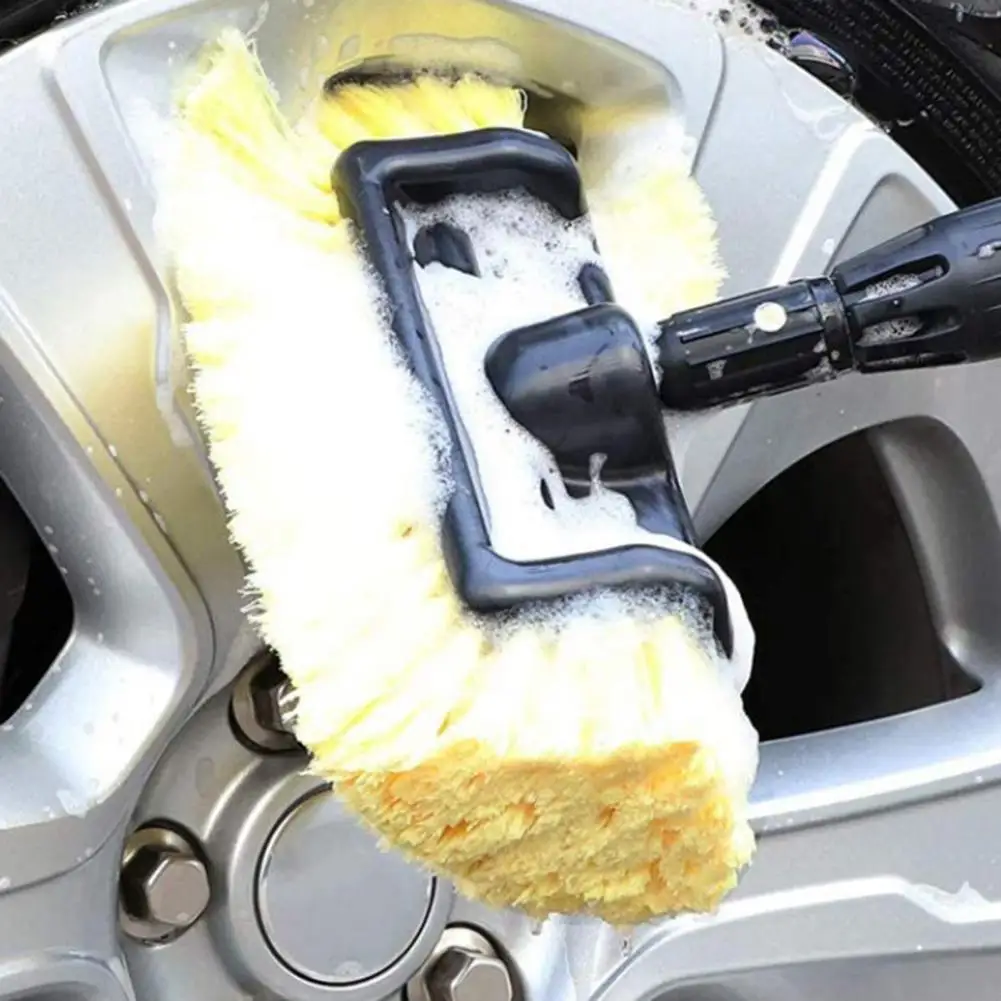 

Scratch-free Car Wash Brush Soft Bristle Car Brush with Detachable Handle On/off Switch Scratch-free Vehicle for Cars for Easy