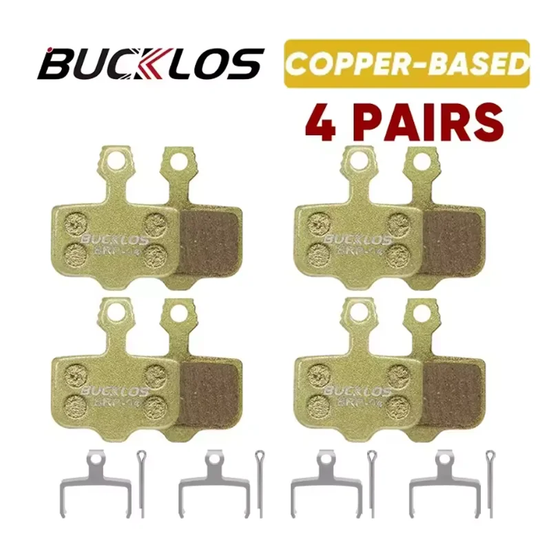 BUCKLOS Fahrrad-Scheibenbremsbeläge für SRAM Avid MTB Rennrad Hydraulische Bremsbeläge Langlebige Verschleißfeste Bremsbeläge Fahrradzubehör