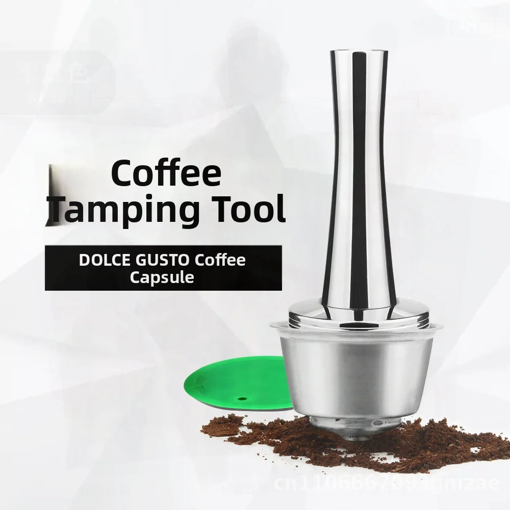 

Stainless Steel Coffee Tamper for Nestlé Coffee Capsule Press Hammer Powder Compaction Tool Compatible with NESPRESSO ILLY DOLCE