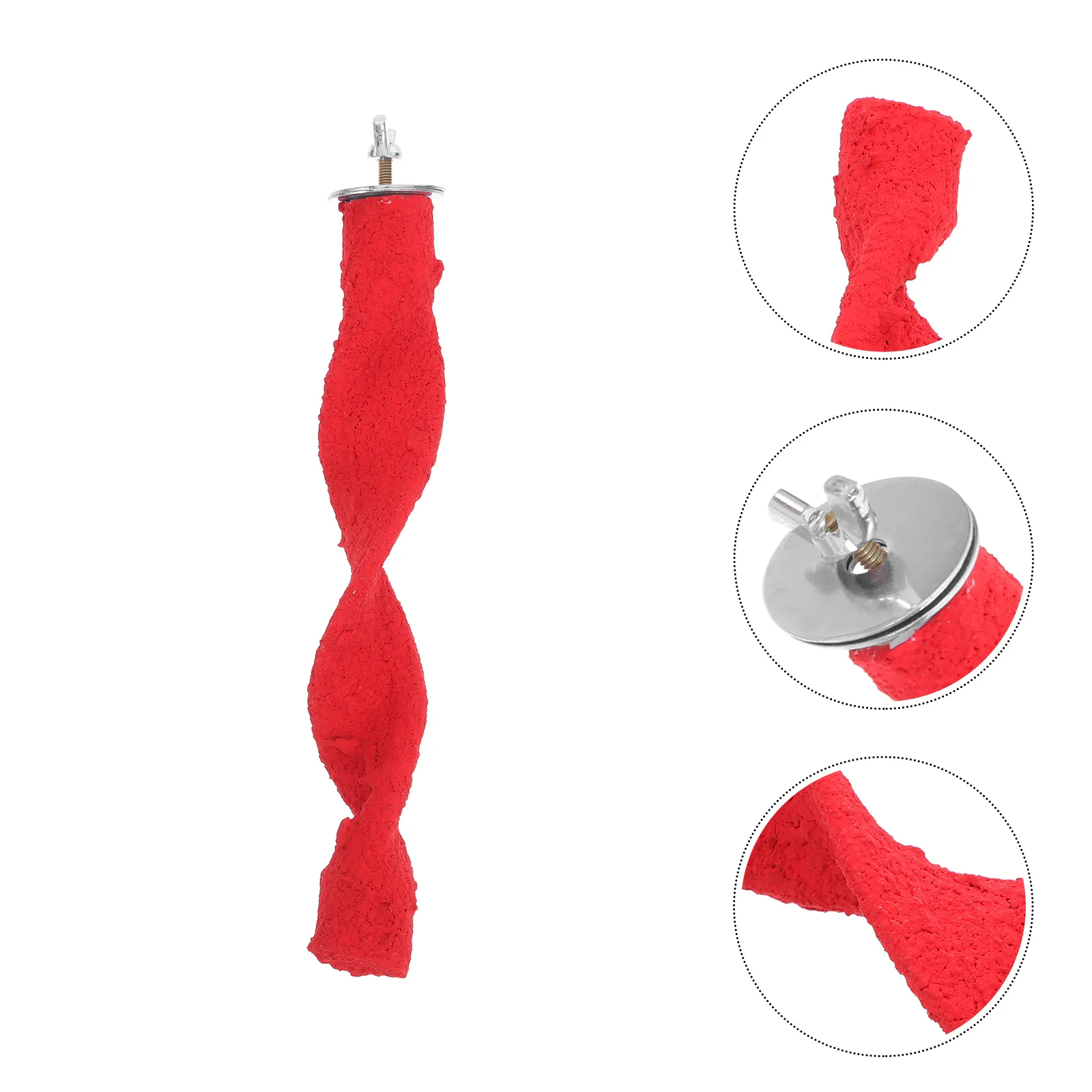 

Grinding Stick For Bird Perch Natural Beak Nail Care Chewable Parakeet Stand Cage Accessory Arenaceous Rod Small Medium Birds