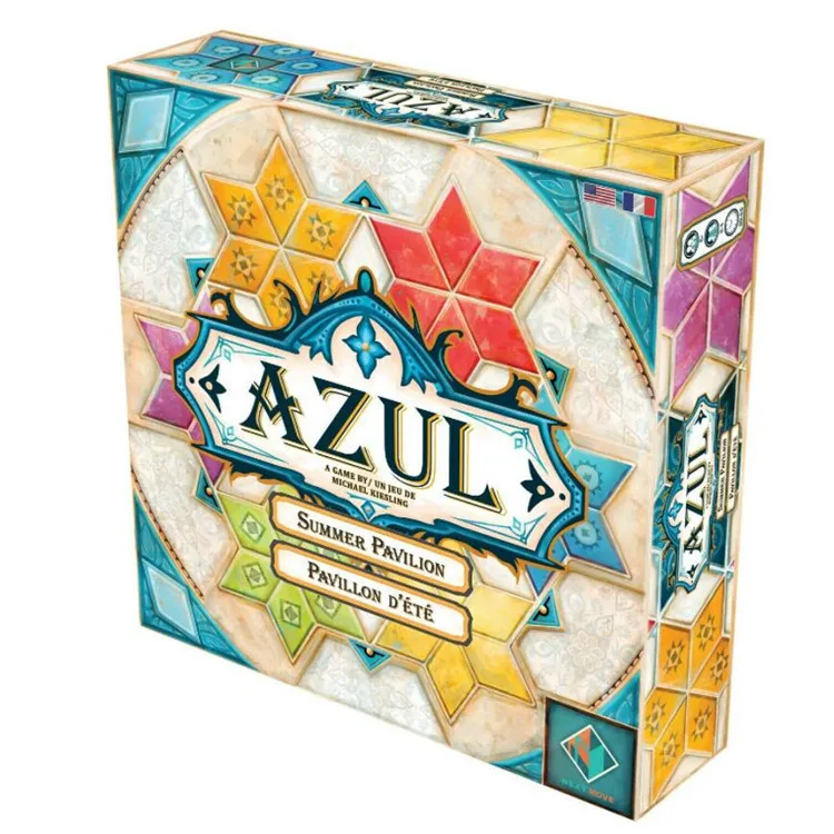 Amazon Bestseller AZUL English Version Table Game Brick Architecture Chess Board Desktop Game Cross-Border Hot Selling