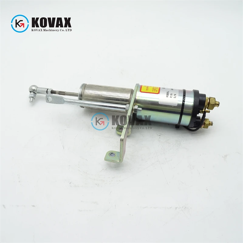 A044F796 صمام الملف اللولبي لإيقاف المحرك 12 فولت لأجزاء حفارة المحرك #4