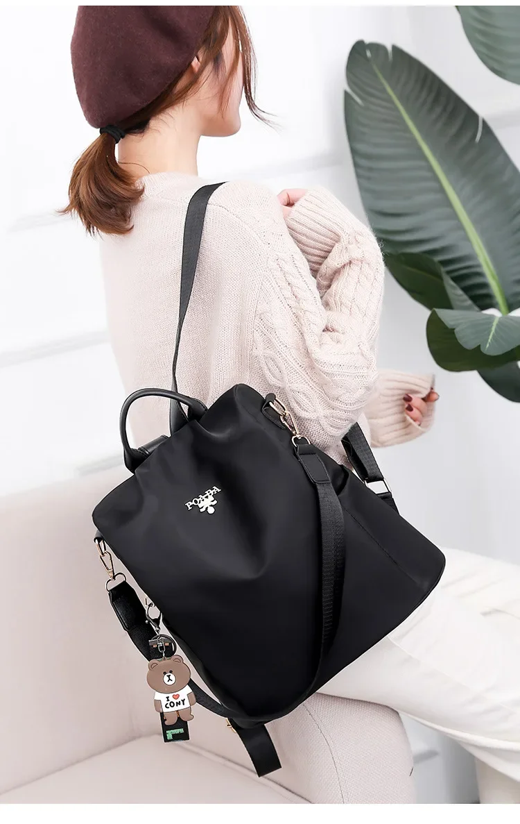 Frauen Rucksack Mode Oxford Tuch Schulter Taschen Schule Taschen für Teenager Große Kapazität Druck Wasserdichte Reise Rucksack – Detail 8