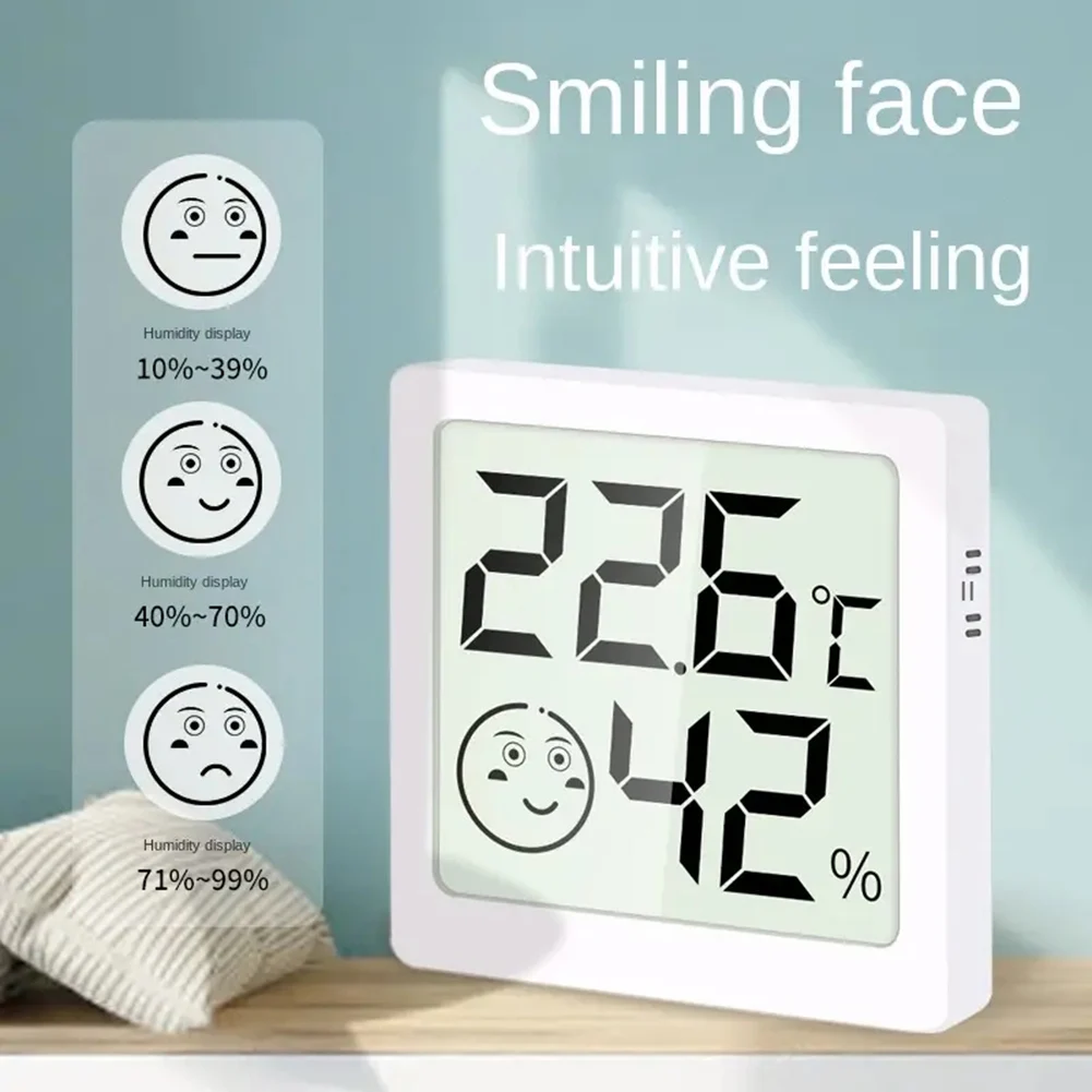 Mini LCD Digital Thermometer Hygrometer Indoor Outdoor Electronic Temperature Humidity Meter Weather Station Sensor Smart Home