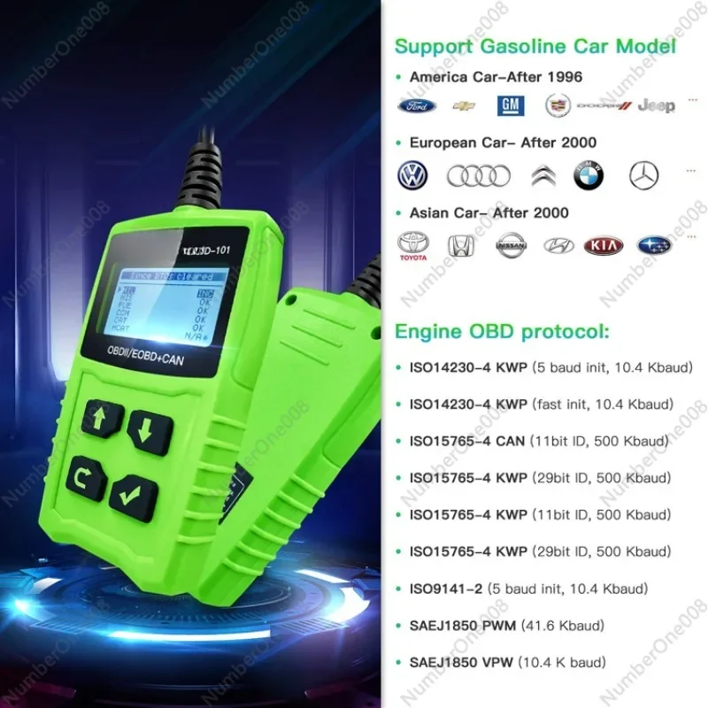 Diagnostic Code Reader JD101 JDiag Diagnostic Tool OBD2 Scanner