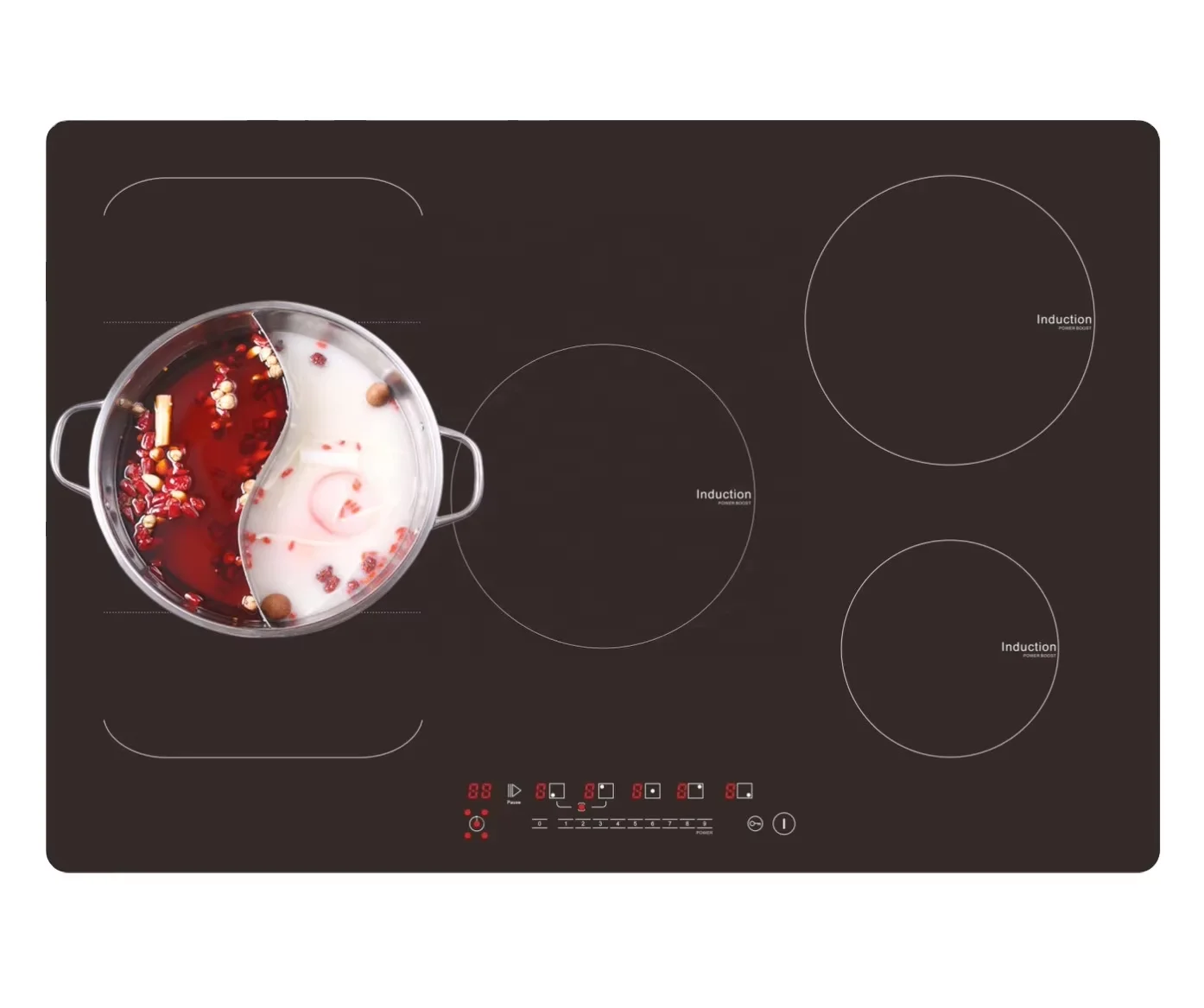 

Лидер продаж, мощная индукционная варочная панель, 5-конформовая кухонная техника, заводская цена, электрическая плита, встроенная индукционная плита