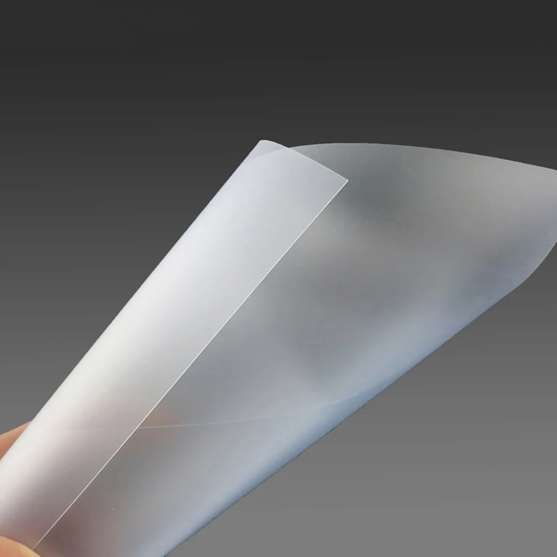 Thin Frosting Translucent PVC Plate Thick 0.3-1mm Plastic Sheet DIY Model Material Processing Accessories 120x120mm  200x200mm