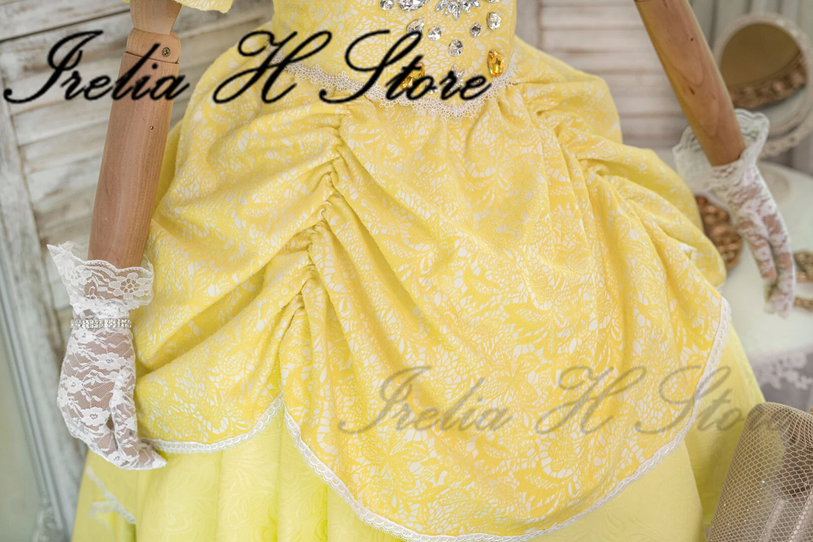 Irelia H Himeno Ran Cosplay Costume Dress female can custom size