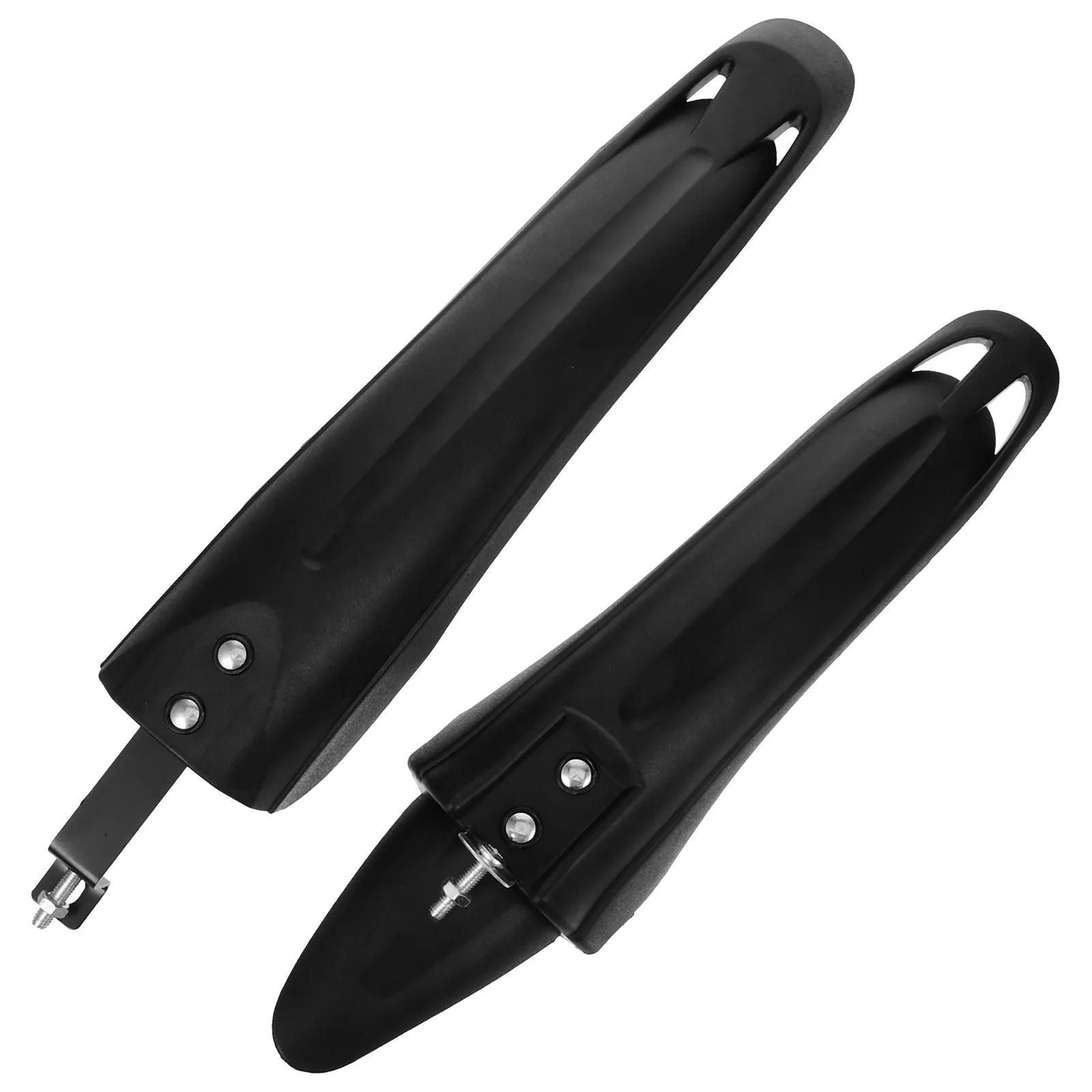 

1Set Easy Carry Bike Mudguards Lightweight Tough Plastic Mudguard Front Rear Mudflaps for Off Road Cycling Protection