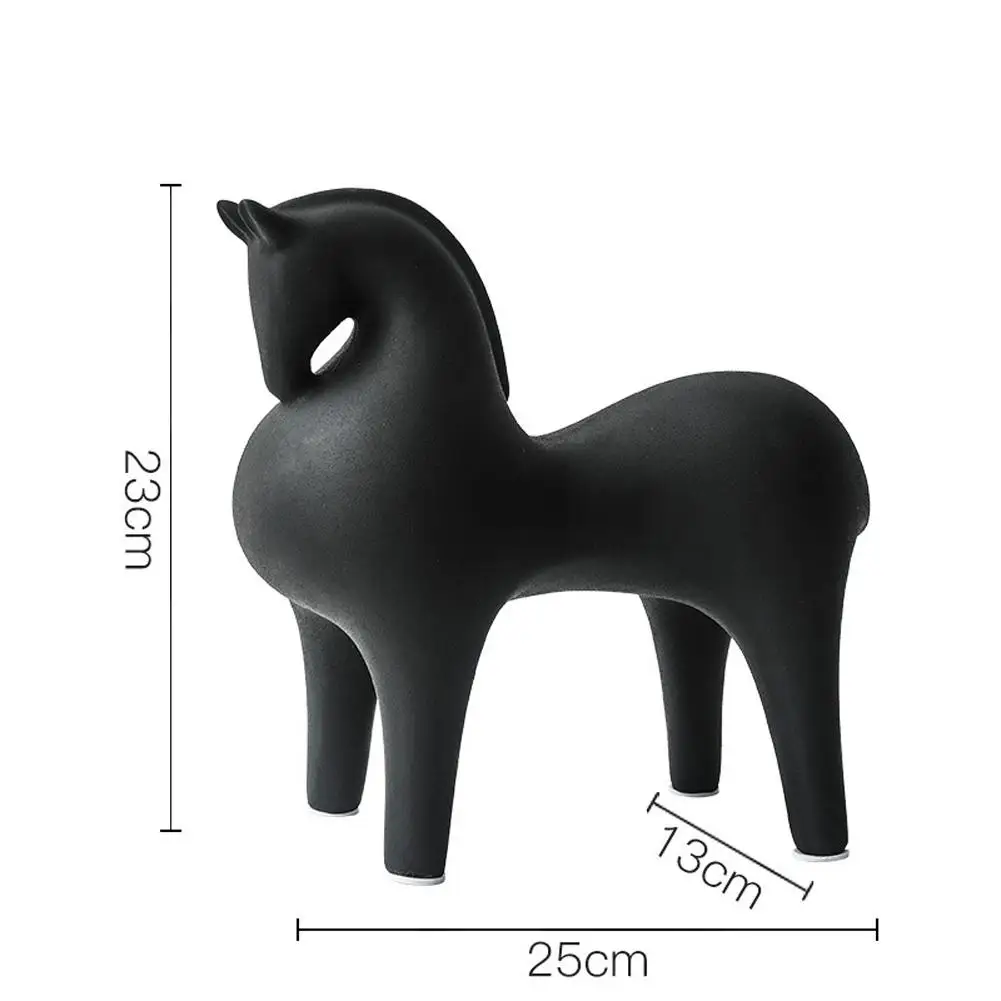 Horse Figurine for Home Decor, Table Top Showpiece, Office Tabletop, Bookshelf Decor, Object 25x23x13cm