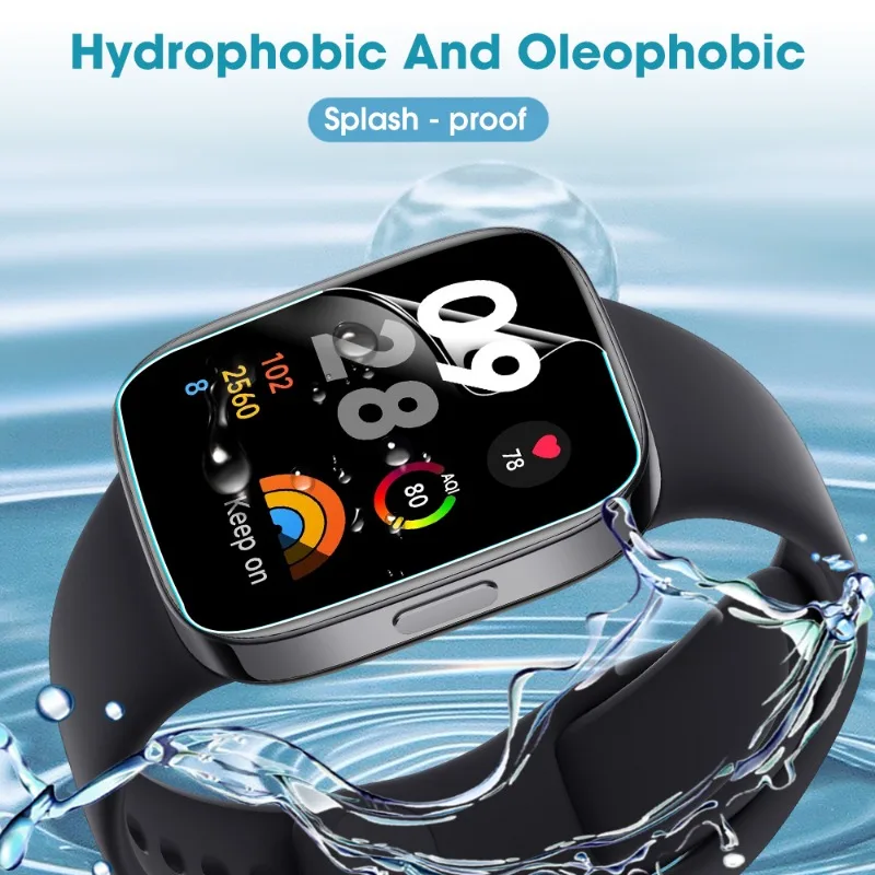 1-6Pcs Hydrogel Protective Film for Redmi Watch 2 3 Screen Protector Film Anti-Scratch Films for Redmi Watch 2Lite 3Lite Watch3
