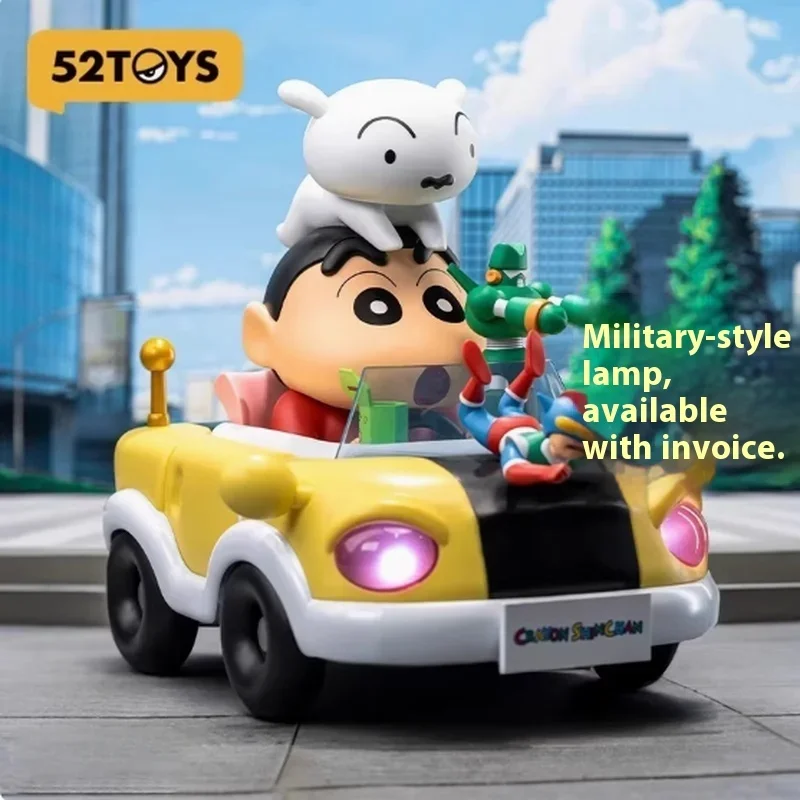 52 jouets Crayon Shin Chan édition limitée boîte aveugle série de voitures dynamiques jouets de voiture de jeu à la mode pour les garçons Collection de cadeaux de vacances Cool