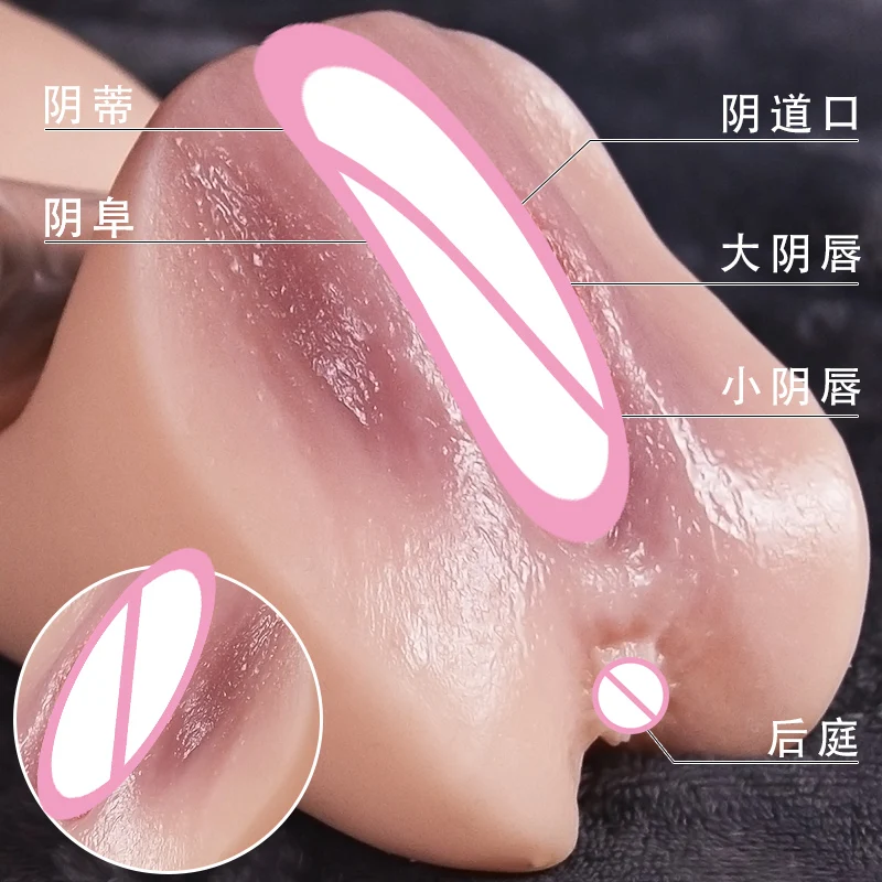 المطاط المهبل 18 للبالغين الحمار الكبير الاستمناء رجل الموزه للرجال دمية جنسية نصف الجسم كس الأرداف ألعاب مثيرة الشرج الاباحية
