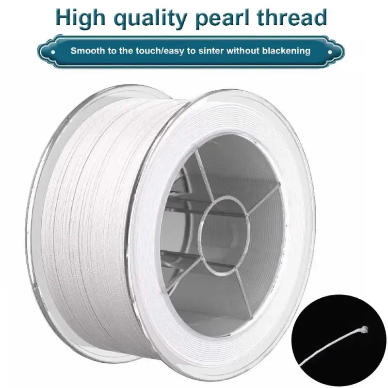 1Roll Non-Elastic Crystal Beading Cord 0.2-0.8mm for Bracelets Stretch Thread String Necklace DIY Jewelry Making Cords Line view 3
