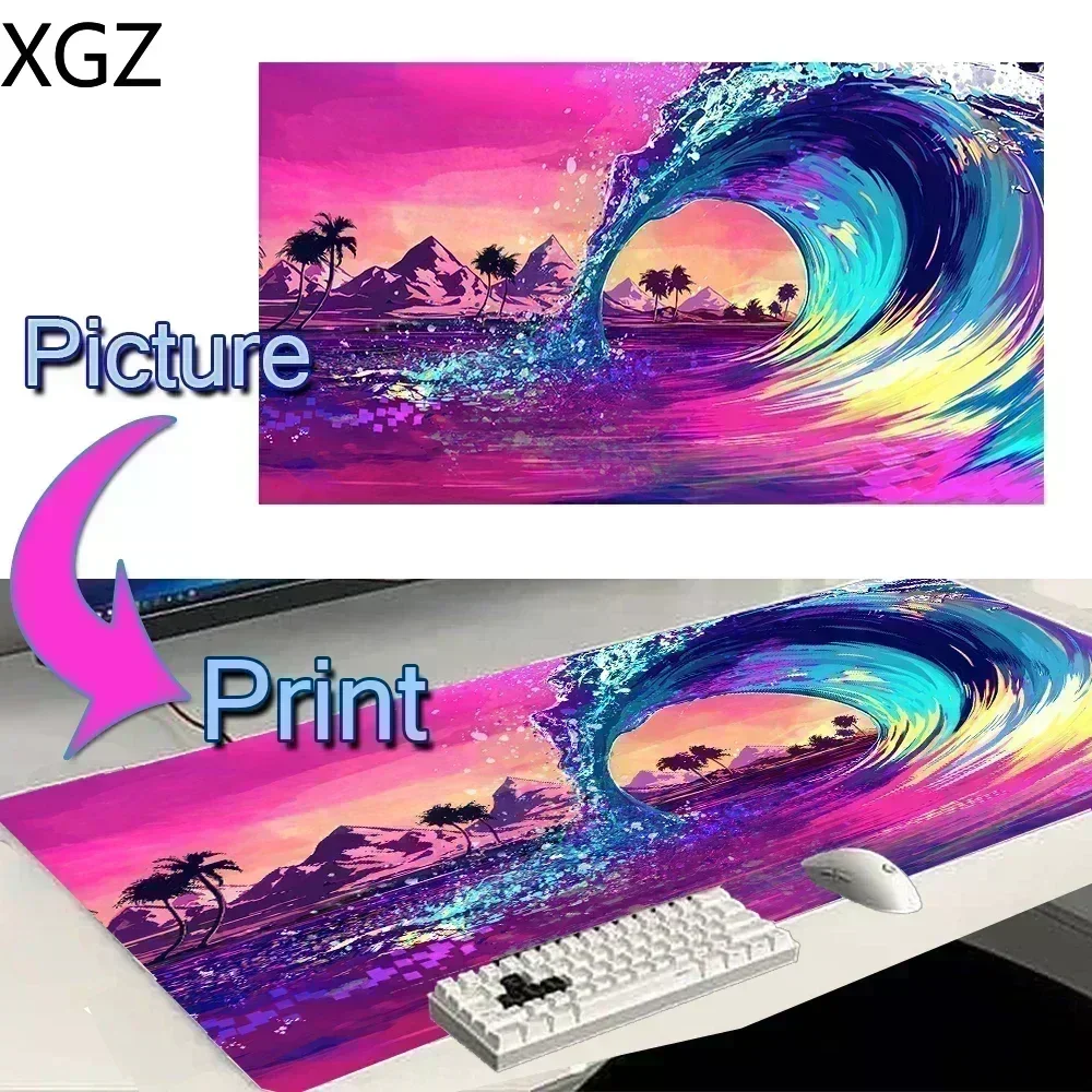 New DIY customized image game mouse pad large table pad 90X40cm high-definition personalized anti-slip washable home office