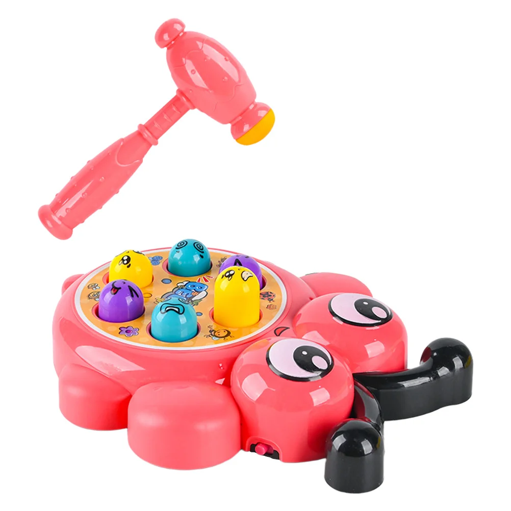 

1Set Cartoon Mole Attack Educational Hammering Plaything for Children Cognitive Hand Coordination Early Learning Portable